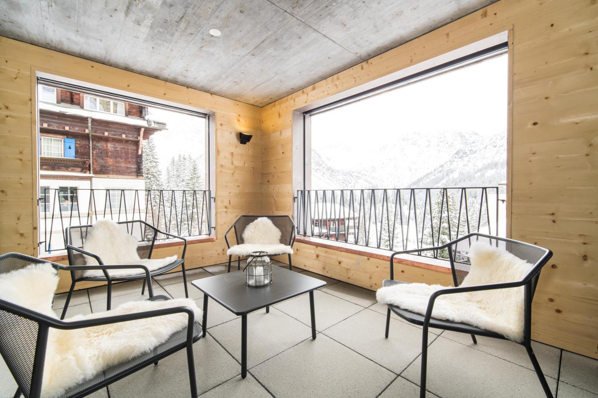 Haus Burgermeister Wohnung Aelplihorn Arosa Dış mekan fotoğraf
